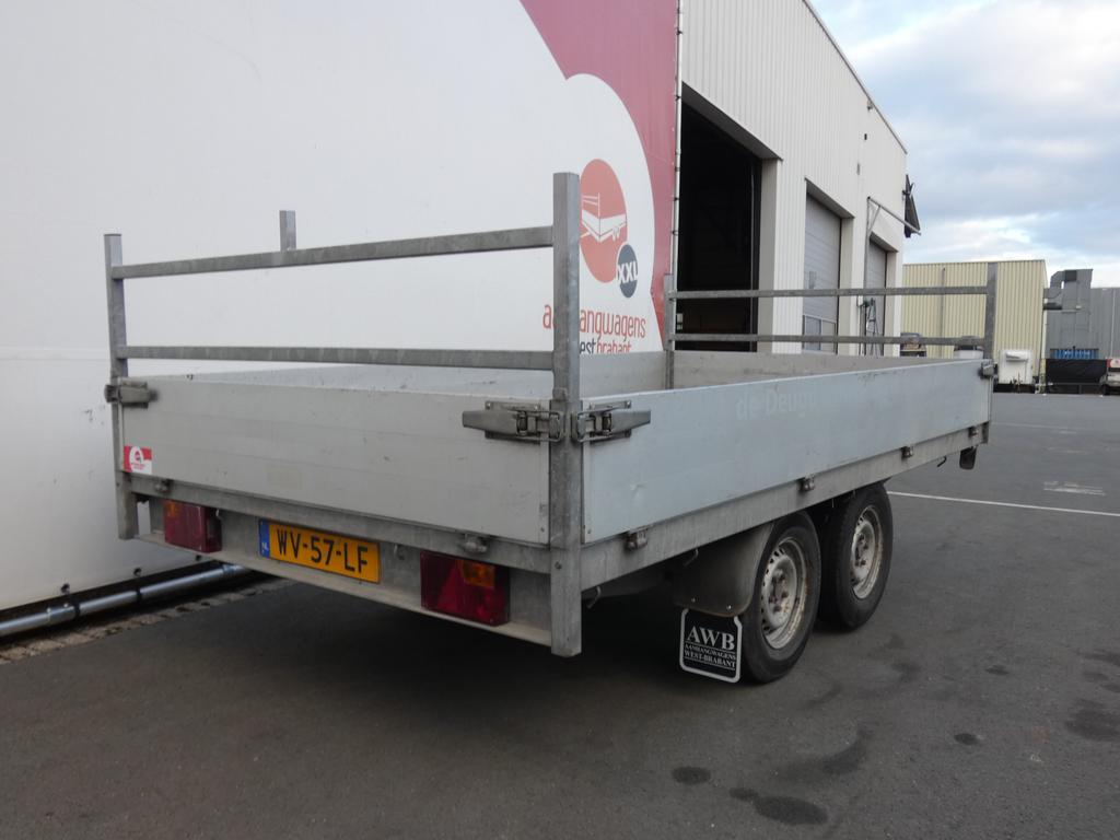 Hapert Plateauwagen tandemas 305x160cm 2000kg